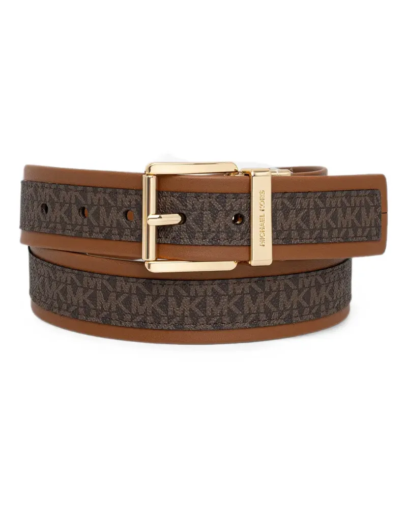 Michael Kors Wendbarer Gürtel mit Logo-Print - Braun Braun