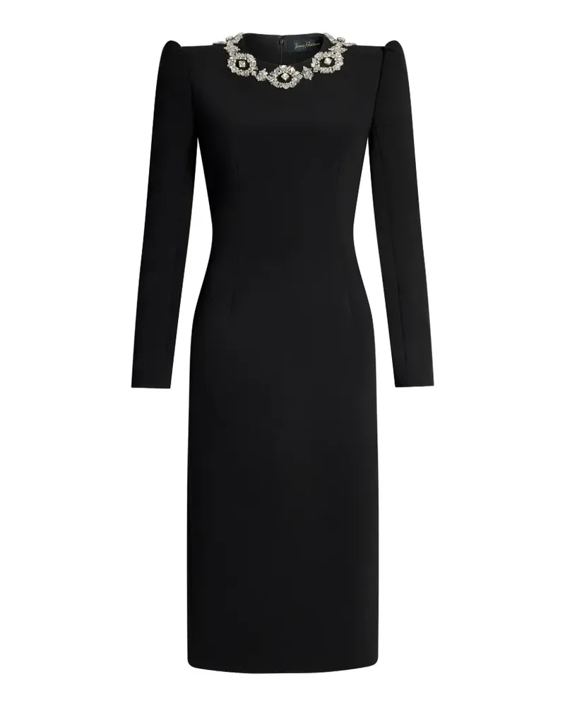 Jenny Packham Mantra Kleid mit Kristallen - Schwarz Schwarz