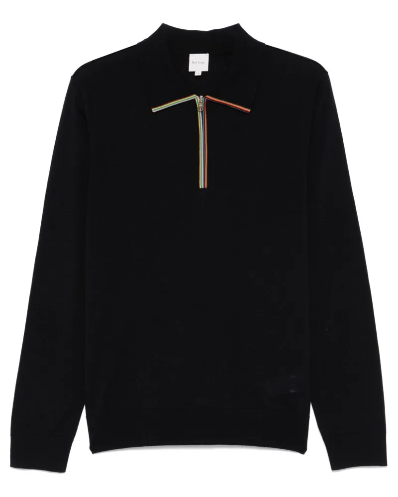 Paul Smith Poloshirt mit Artist Stripe-Detail - Blau Blau