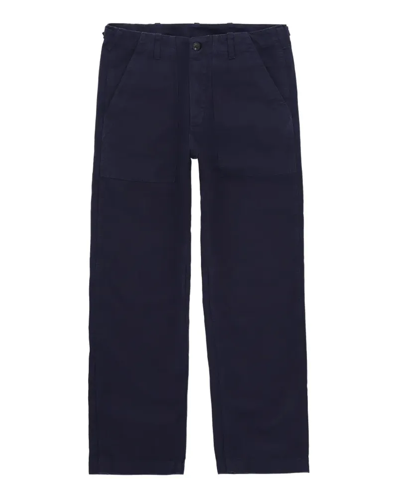 Fortela Newfatigue patch-pocket trousers - Blau Blau