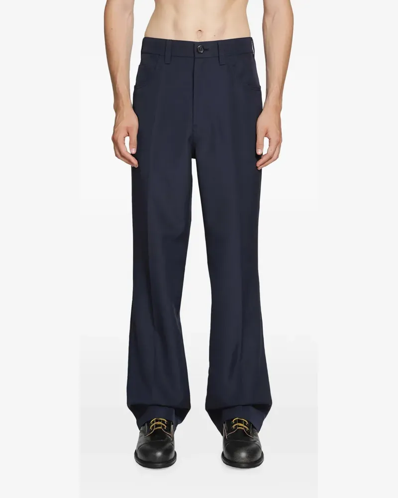 Marni five-pocket flared trousers - Blau Blau