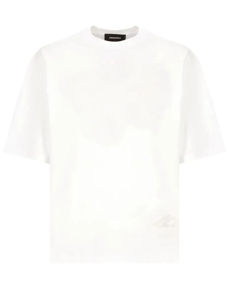 Dsquared2 T-Shirt mit Logo-Print - Weiß Weiß