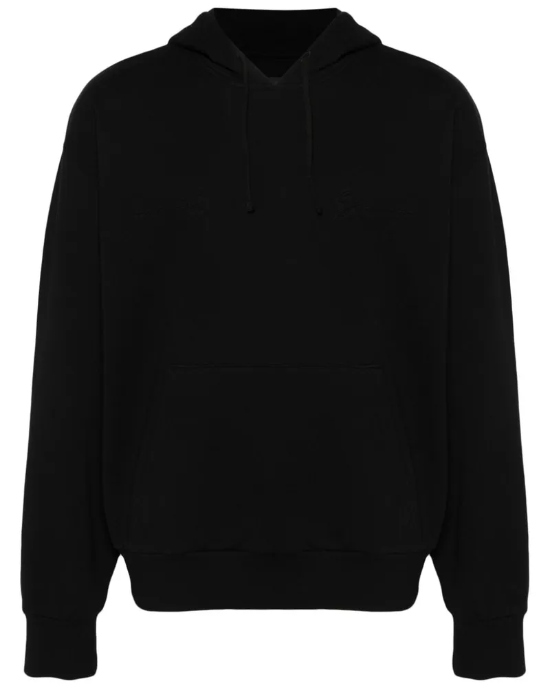 Givenchy Hoodie mit Logo-Prägung - Schwarz Schwarz