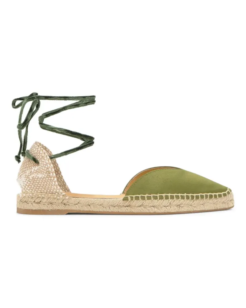 Castañer Brava lace-up espadrilles - Grün Grün