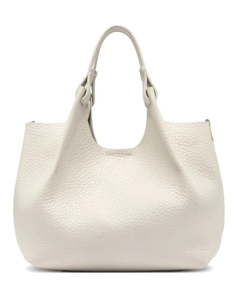 Gianni Chiarini Dua pebble-texture leather tote bag - 211 SABBIA 211