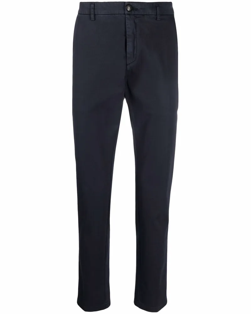 Department 5 Halbhohe Slim-Fit-Chino - Blau Blau
