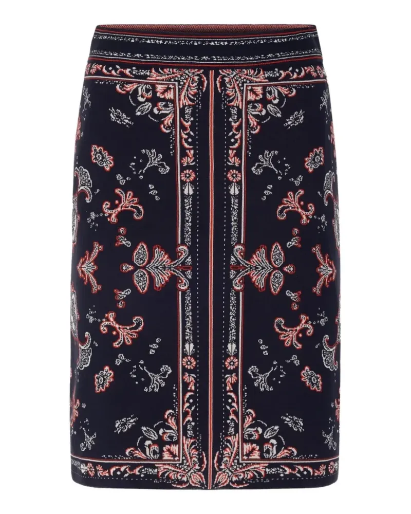 Marc Cain floral skirt - Blau Blau