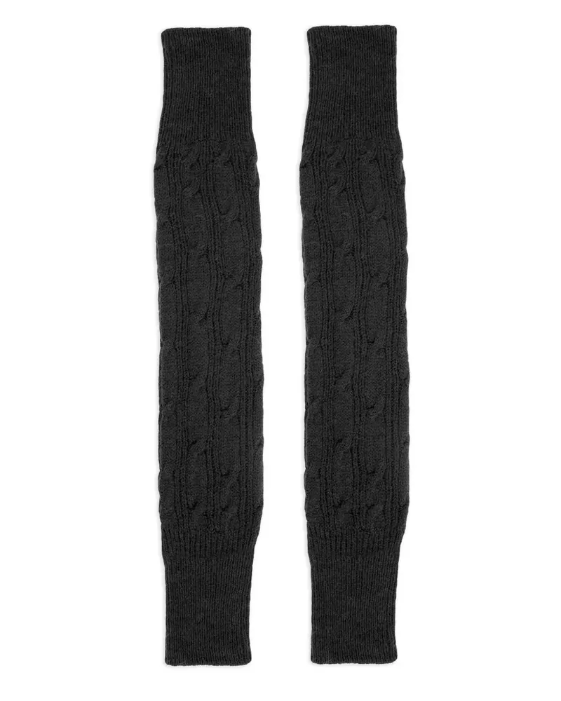 Dries van Noten Stulpen aus Wolle - Schwarz Schwarz