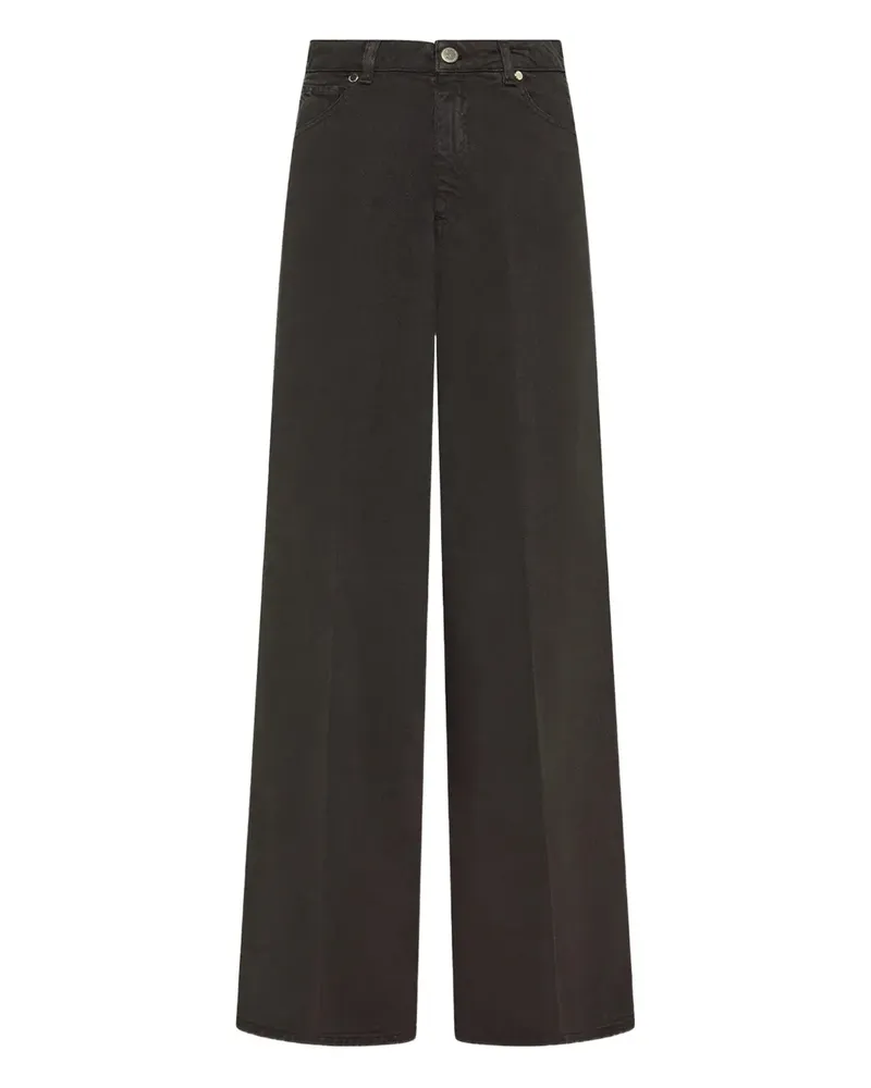 CRUNA Taylor wide-leg trousers - Schwarz Schwarz