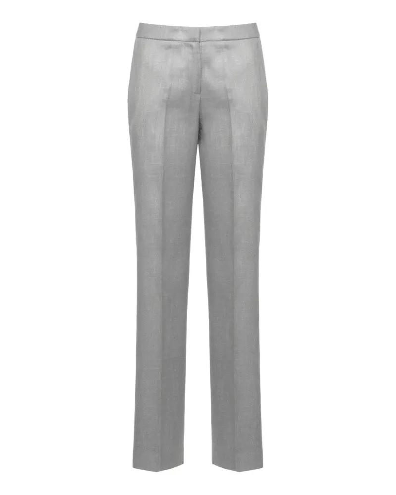 LARDINI straight-leg tailored trousers - Grau Grau