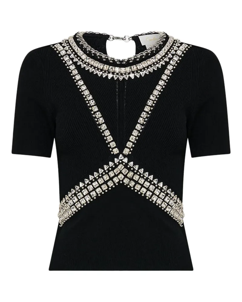 Camilla Gestricktes Mark of Medusa Top - Schwarz Schwarz