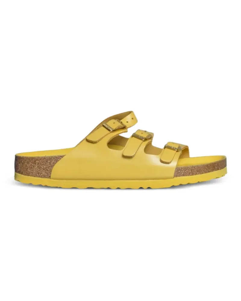 Birkenstock Florida triple-strap buckled sandals - Gelb Gelb