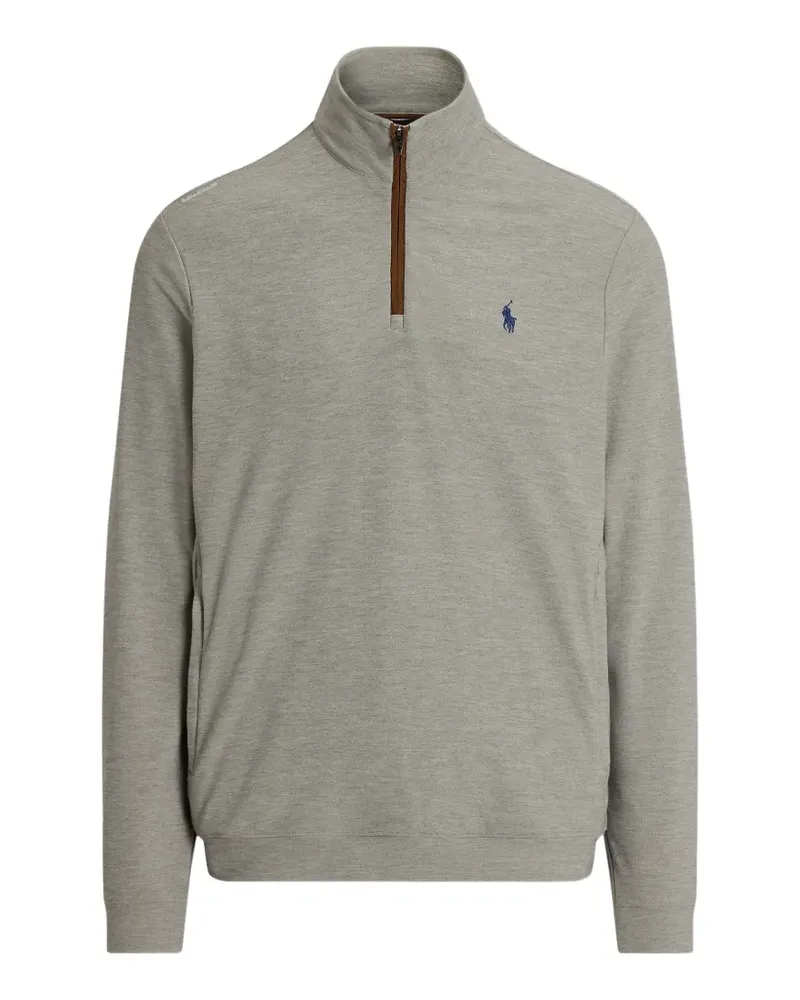 Ralph Lauren Reißverschluss-Pullover mit Logo - Grau Grau