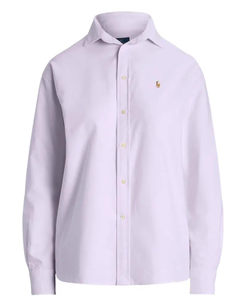 Ralph Lauren Oxford-Hemd mit Polo Pony - Violett Violett