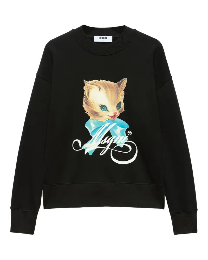 MSGM Sweaters Black - Schwarz Schwarz