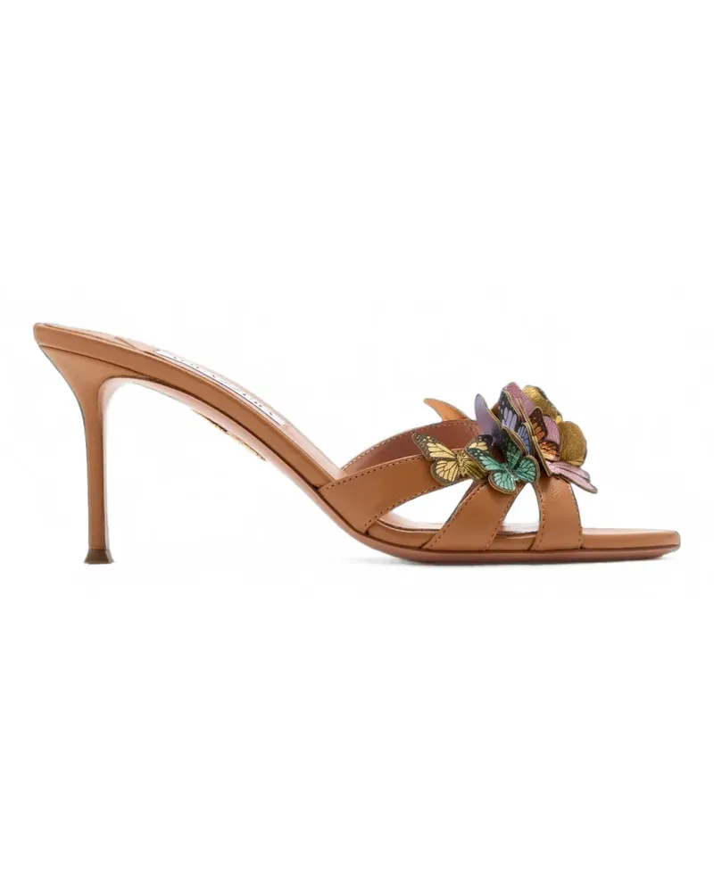 Aquazzura Verzierte Mules - Nude Nude