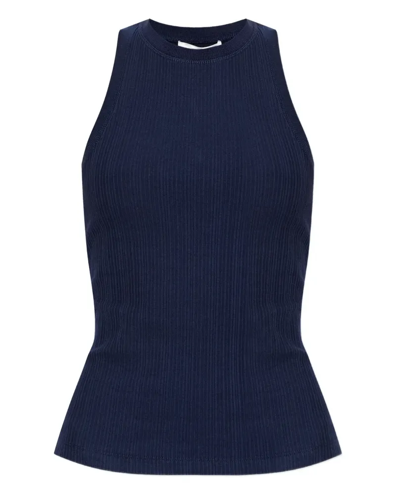 Victoria Beckham Geripptes Top - Blau Blau
