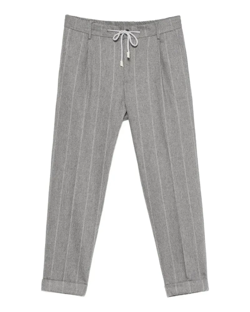 Eleventy Hose mit Nadelstreifen - Grau Grau