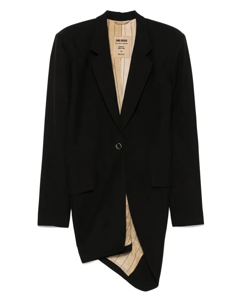 Uma Wang Karena Blazer - Schwarz Schwarz