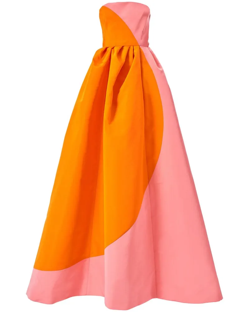 Carolina Herrera New York Schulterfreies Circle Abendkleid - Rosa Rosa