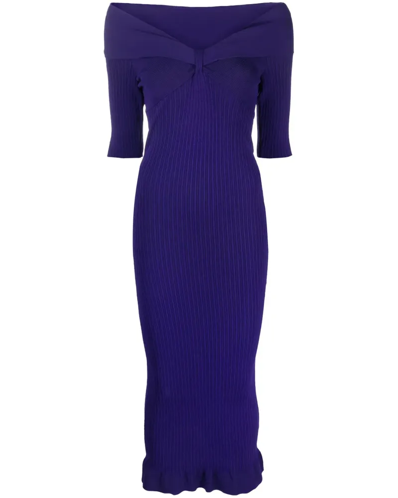 Philosophy Di Lorenzo Serafini Schulterfreies Kleid - Violett Violett