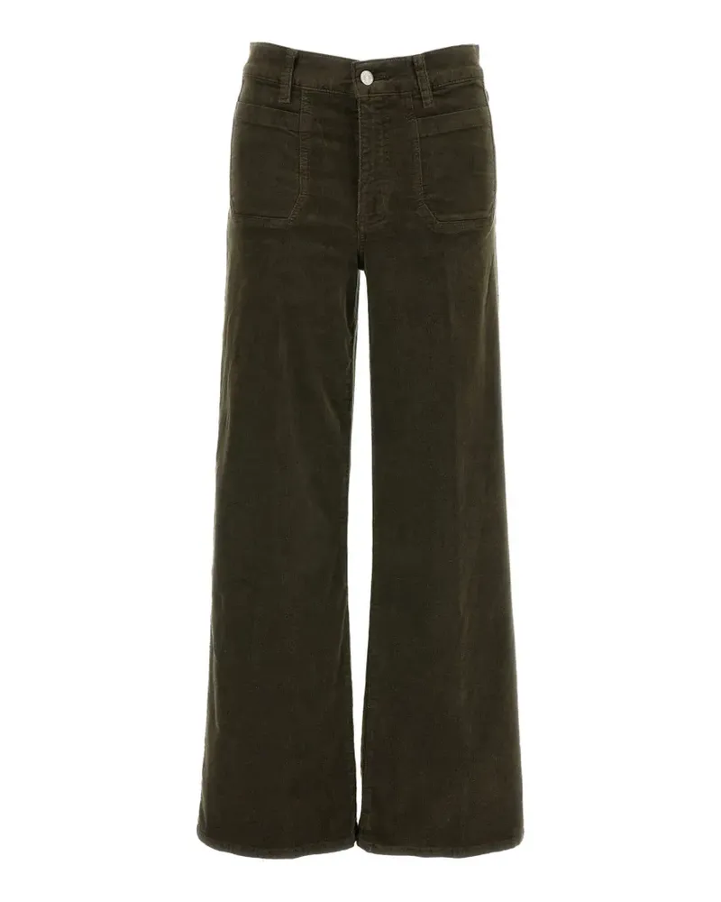 Frame Denim Palazzohose mit Cordstruktur - Grün Grün