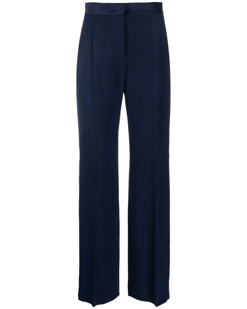 Alberta Ferretti Klassische High-Waist-Hose - Blau Blau