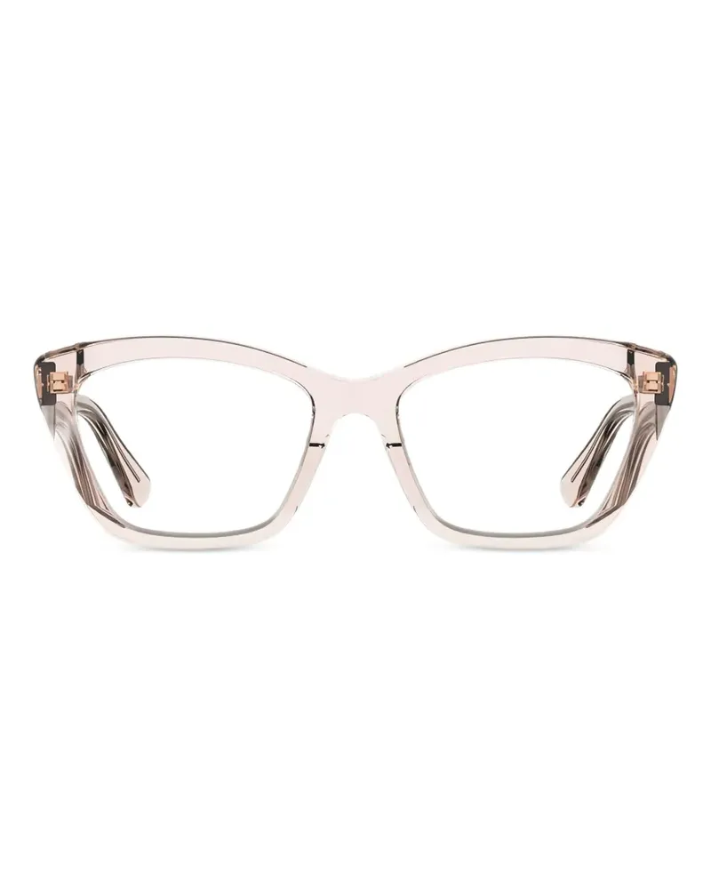Moschino cat-eye full-rim eyeglasses - Nude Nude