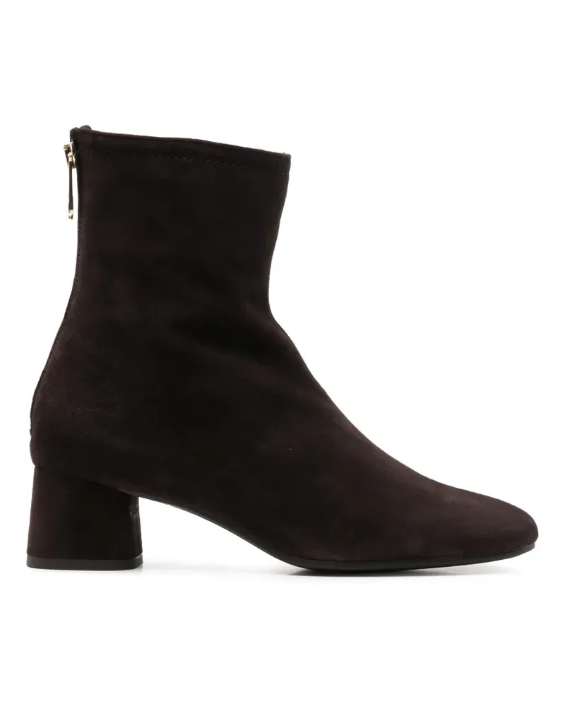 Pedro Miralles rear-zip ankle boots - Braun Braun