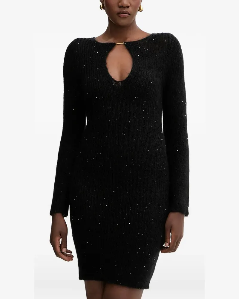 Liviana Conti Minikleid mit Cut-Out - Schwarz Schwarz