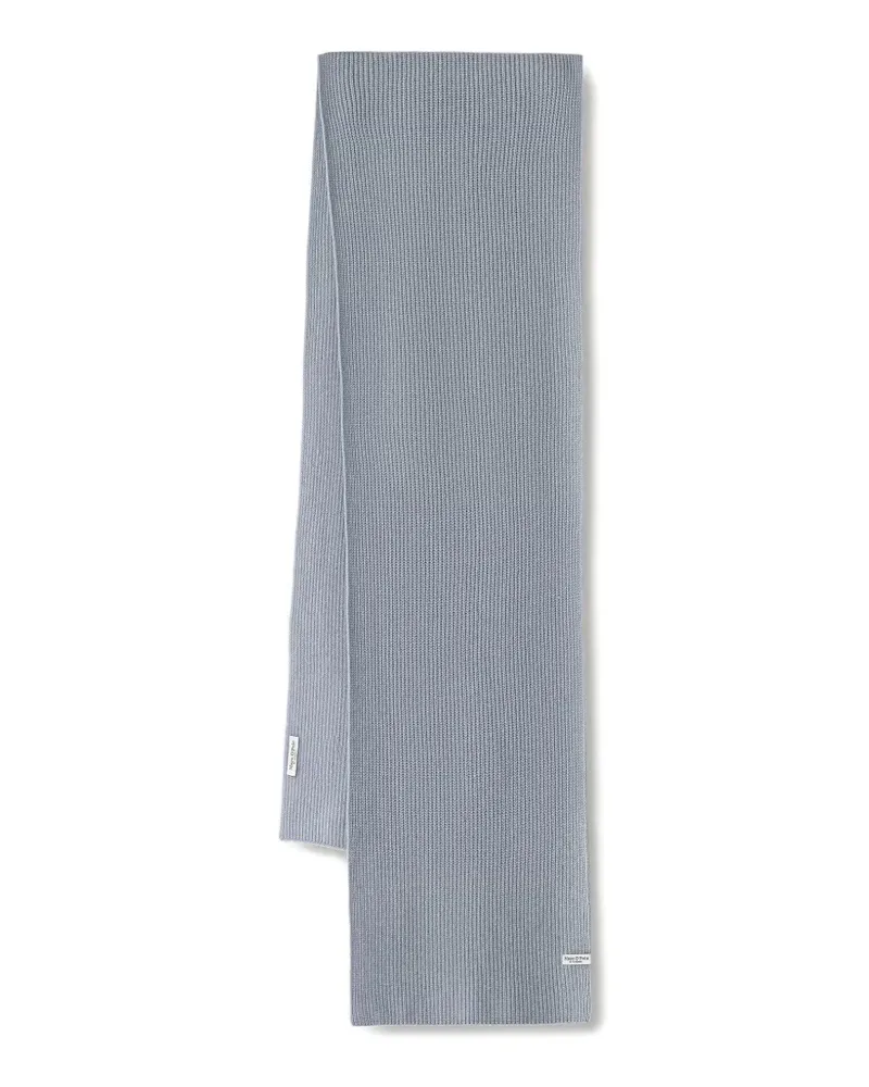 Marc O'Polo Gerippter Strickschal - Blau Blau