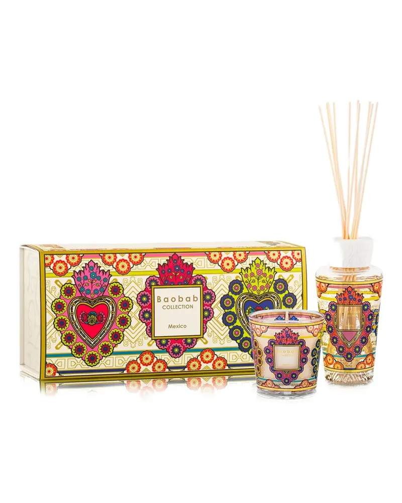 Baobab Collection My first Baobab Mexico Kerzen- und Diffuser-Geschenkbox - Rosa Rosa