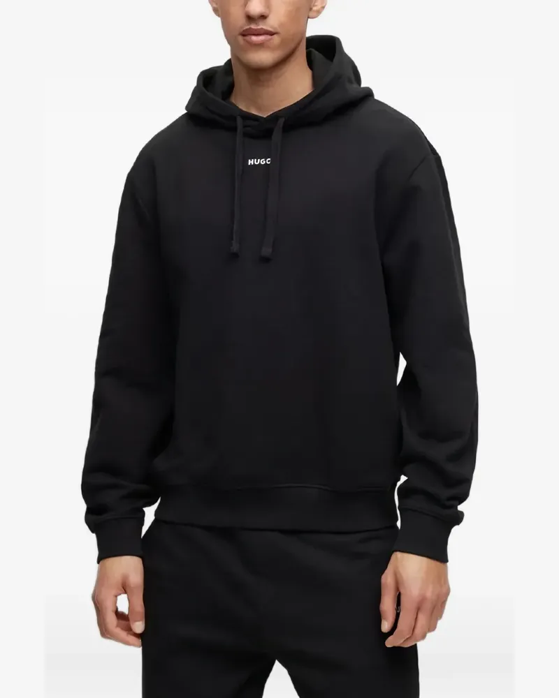 HUGO BOSS T-Shirt mit Kapuze - Schwarz Schwarz