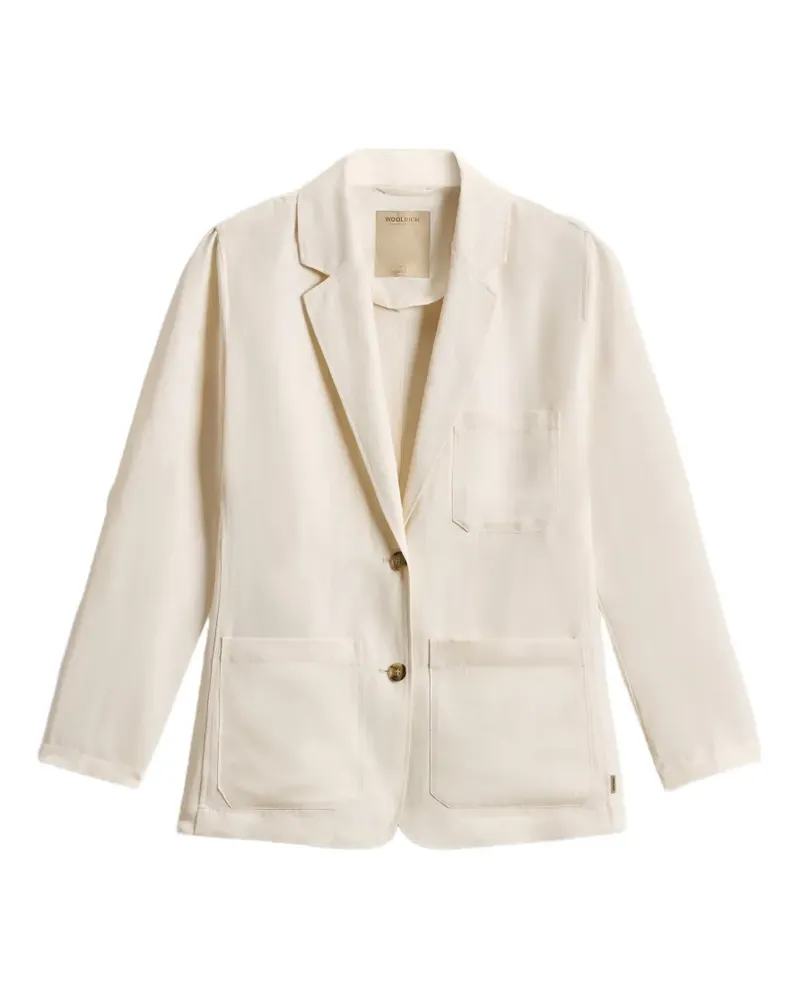 Woolrich patch-pocket blazer - Weiß Weiß