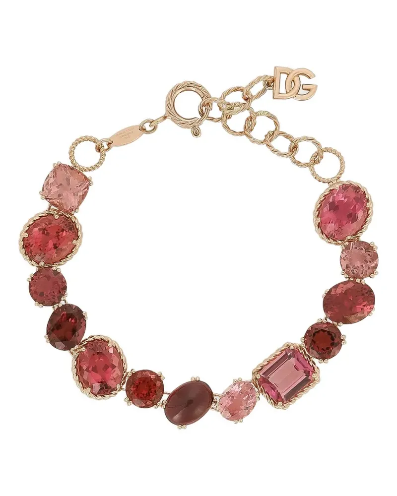 Dolce & Gabbana 18kt Anna Rotgoldarmband mit Turmalin Rot