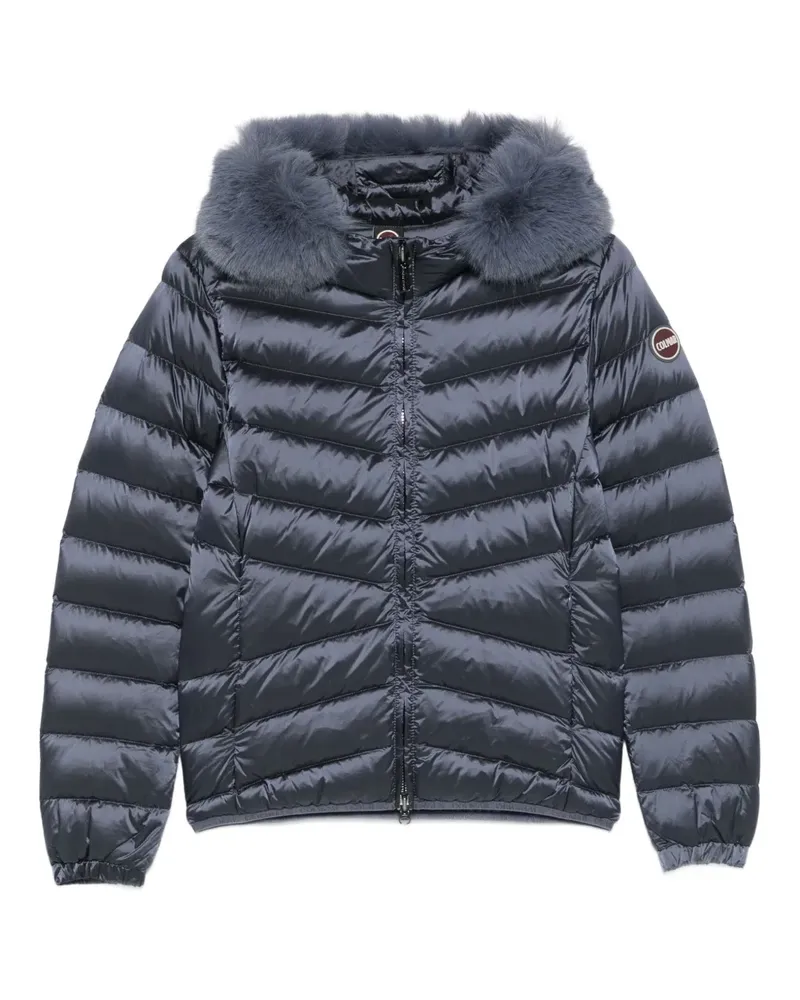 Colmar fur hooded jacket - Blau Blau