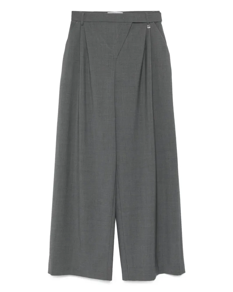 Giuseppe di Morabito Wide-Leg-Hose mit Bundfalten - Grau Grau