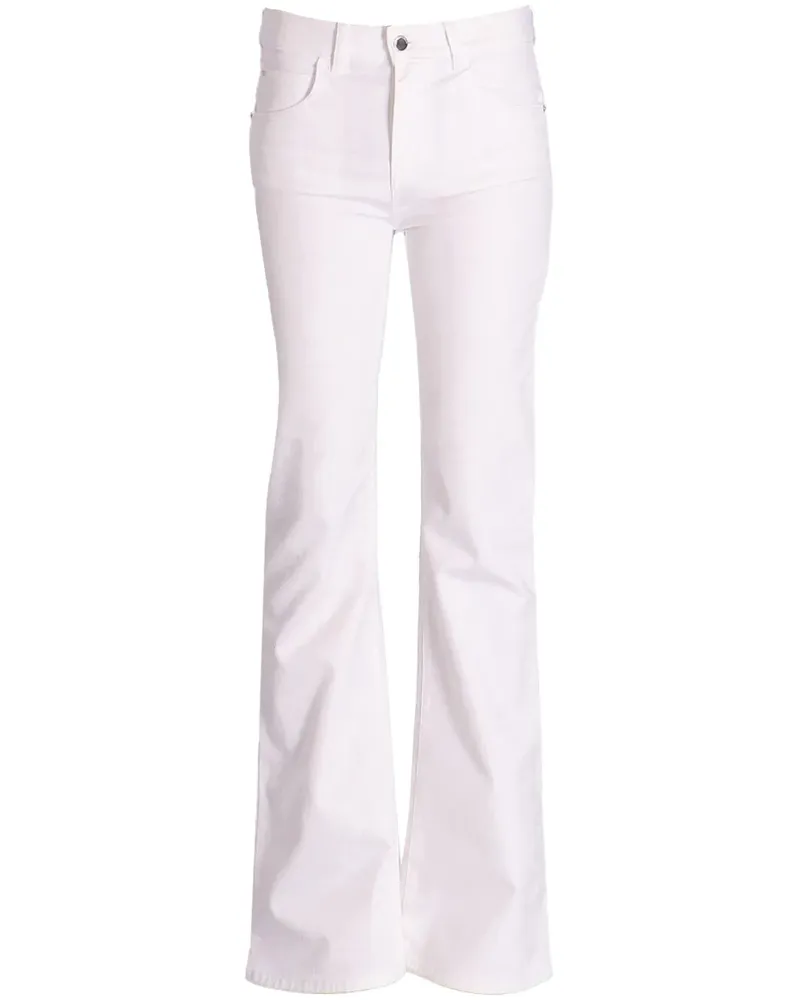 Emporio Armani Ausgestellte Jeans mit Logo-Patch - Weiß Weiß