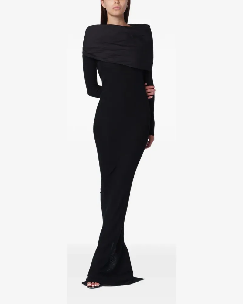 Entire Studios Cavalier off-shoulder long-sleeve dress - Schwarz Schwarz
