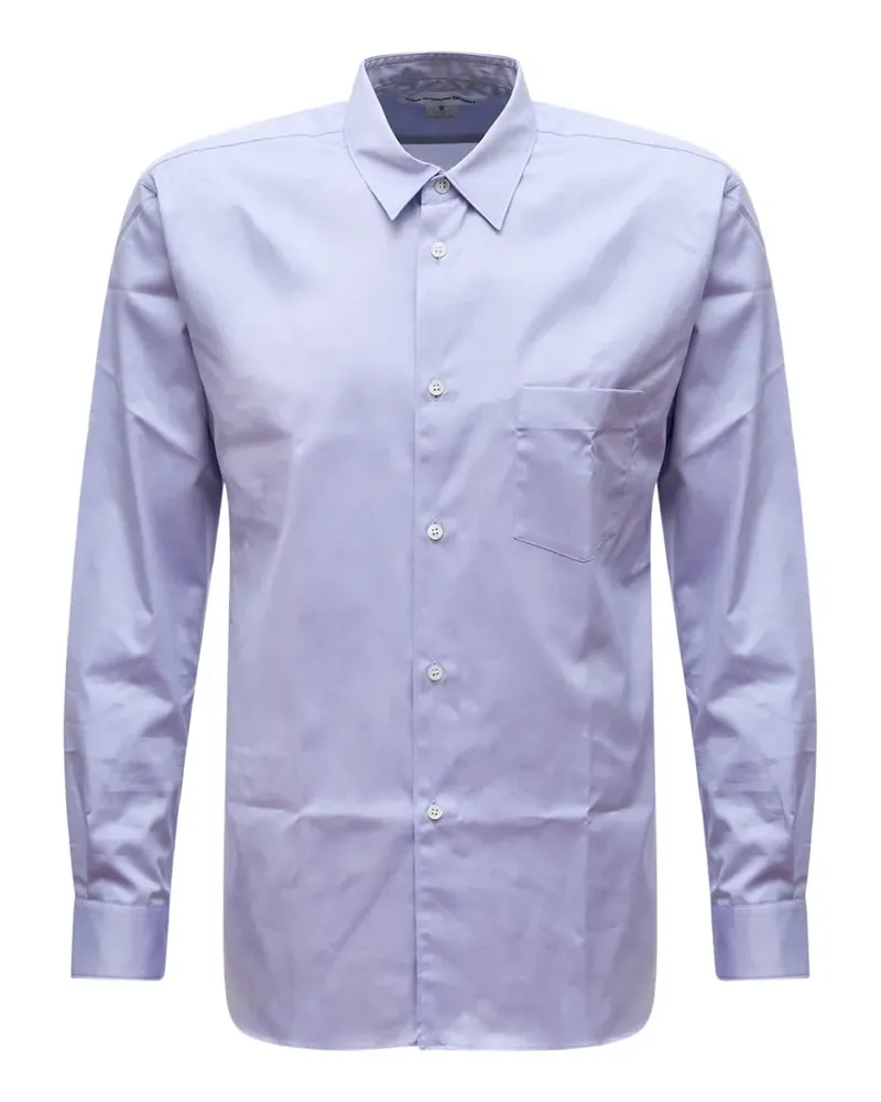 Comme des Garçons Forever button-down cotton shirt - Blau Blau