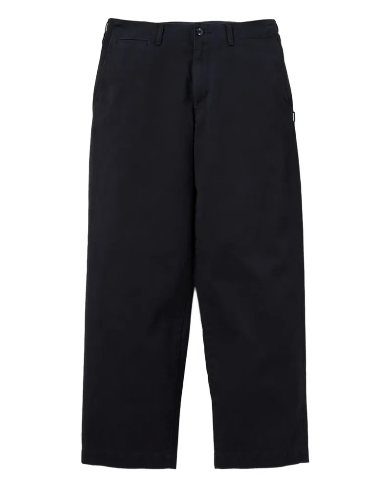 Neighborhood Hose mit geradem Bein - Schwarz Schwarz
