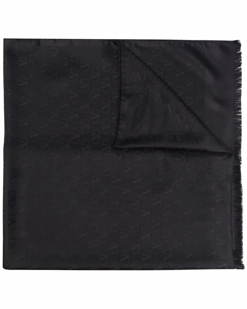 Valentino Garavani VLOGO Schal - Schwarz Schwarz