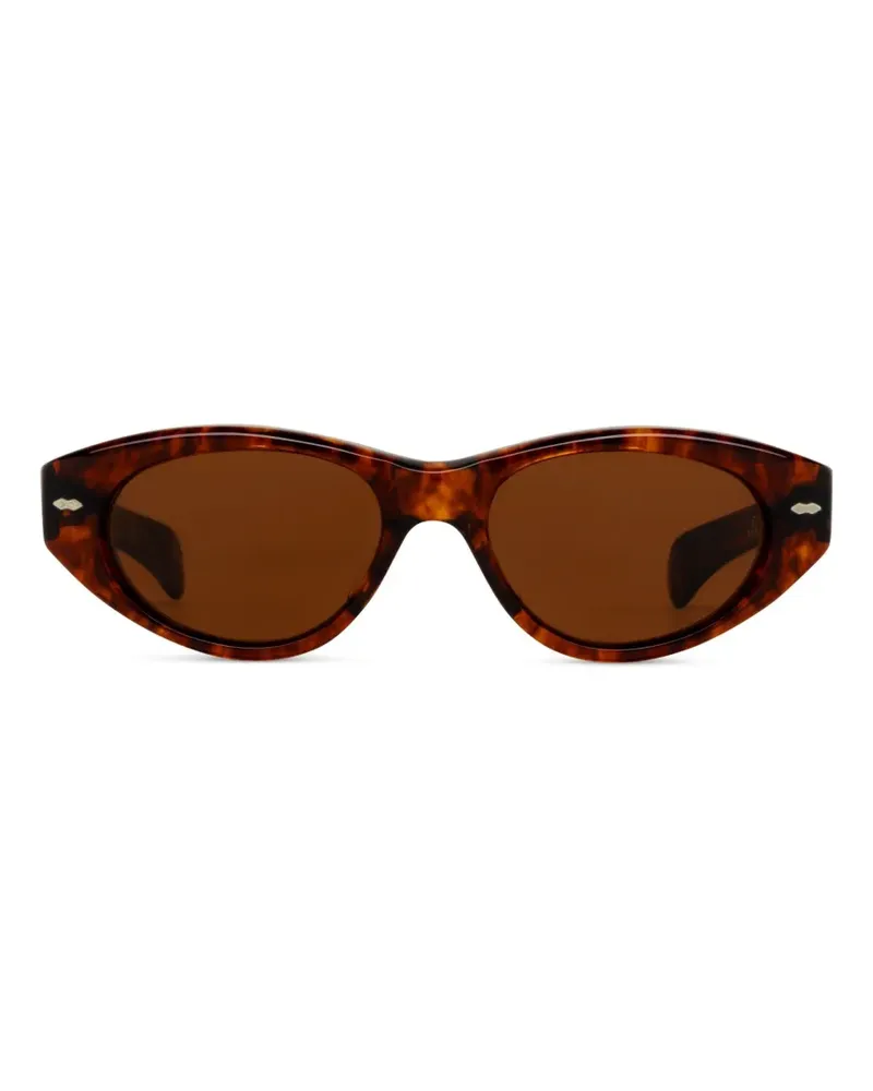 Jacques Marie Mage Krasner Cat-Eye-Sonnenbrille - Braun Braun