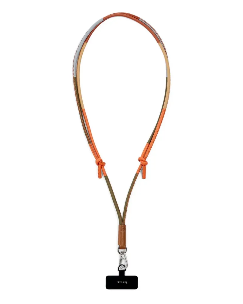 Paul Smith Schlüsselanhänger mit Knoten - Orange Orange