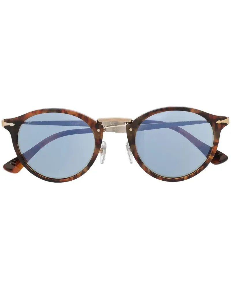 Persol Runde Sonnenbrille - Braun Braun