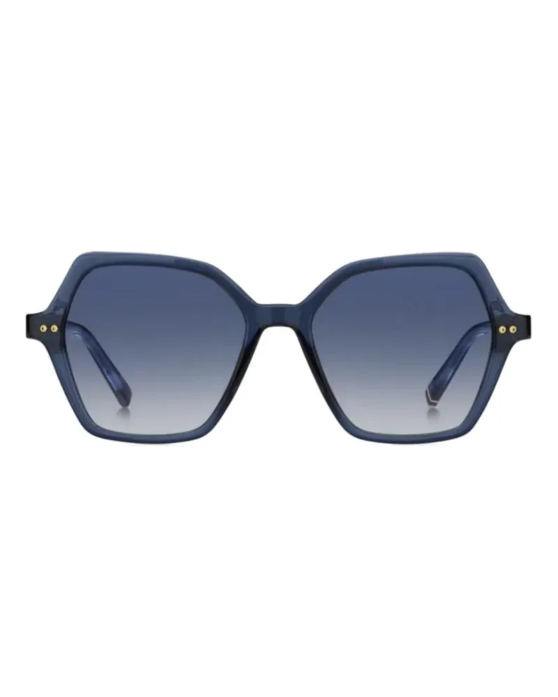 Tommy Hilfiger geometric-frame sunglasses - Blau Blau