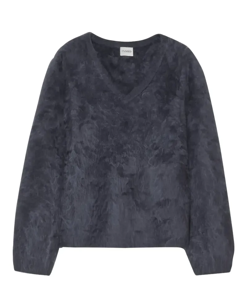 Closed Kaschmirpullover mit V-Ausschnitt - Grau Grau