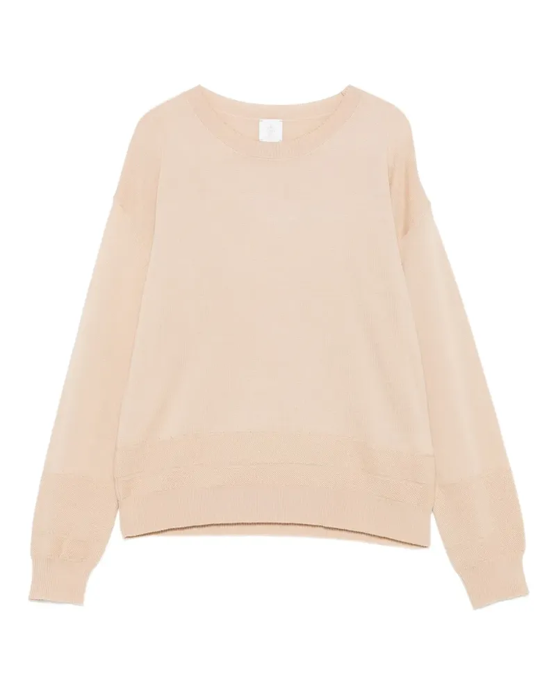 Eleventy Pullover mit rundem Ausschnitt - Nude Nude