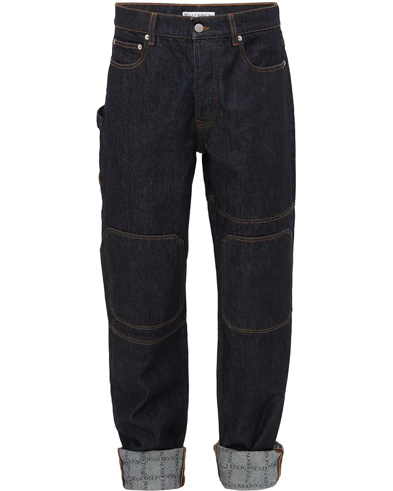 J.W.Anderson Jeans mit Umschlag Blau