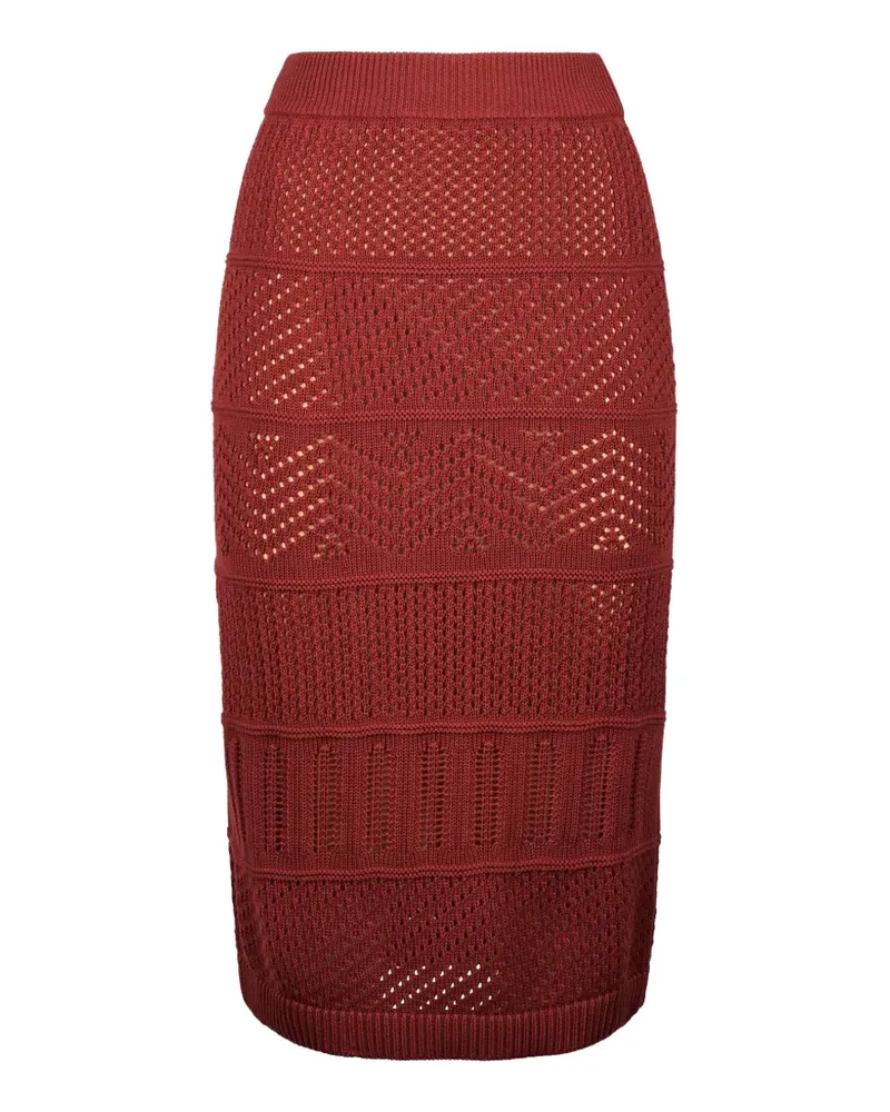 Max Mara knitted skirt - Rot Rot